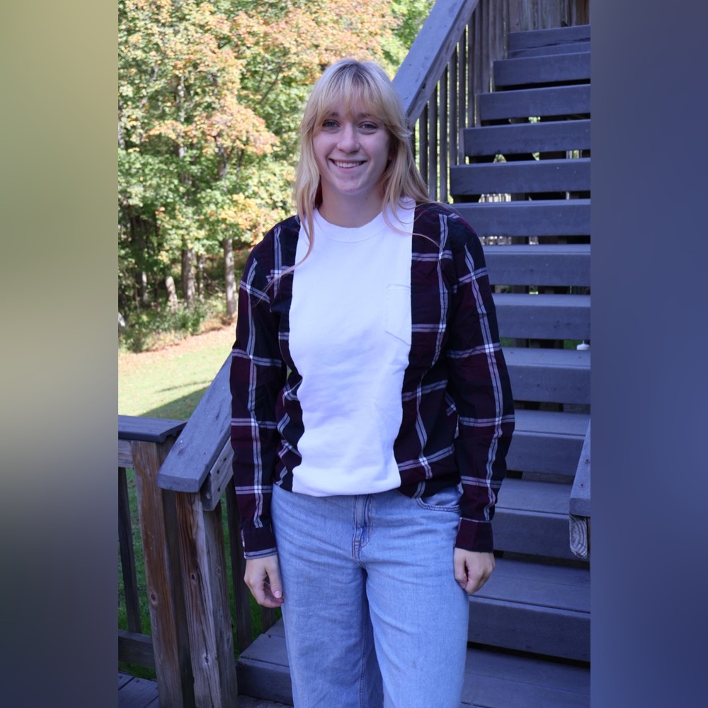 Black and White Plaid Shirt